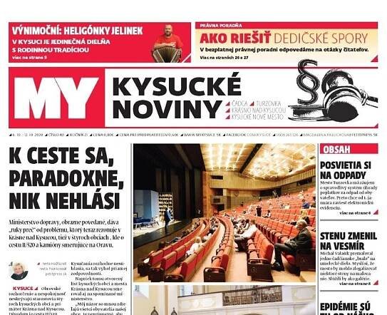 Predplaťte si MY Kysucké noviny - SME | MY Kysuce