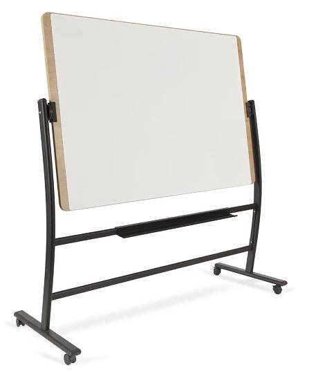 Mobilní magnetická tabule Rocada Natural NAT6871V21 138x100 cm, oboustranná, otočná | Alemat.cz
