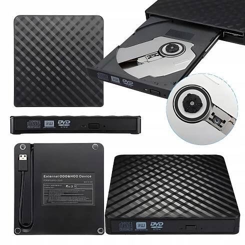 CD vypalovačka RW USB 3.0 Externí jednotka Přenosný přehrávač pro notebook