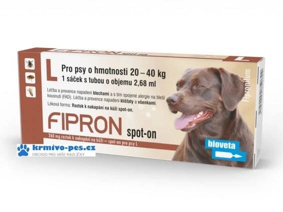 Fipron 268mg Spot-On Dog L sol 1x2,68ml