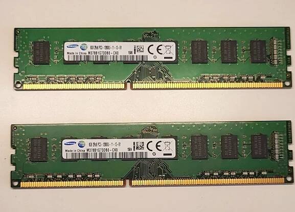 PC RAM Samsung 16GB (2x8GB), DDR3, 1600MHz, PC3-12800U - Počítače a hry