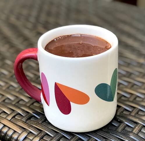 This tasty, dark and rich vegan hot cocoa is also refined sugar-free, but nothing is lost in taste--and that's a promise!