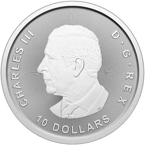 2025 $10 2 oz. 99.99% Pure Silver Coin - Canada Goose (Bullion)