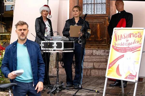 Zločin v Alpách - Vánoce v létě - Z filmu - Jens Atzorn, Simone Ascher, Sarah Thonig, Wolfgang Krebs