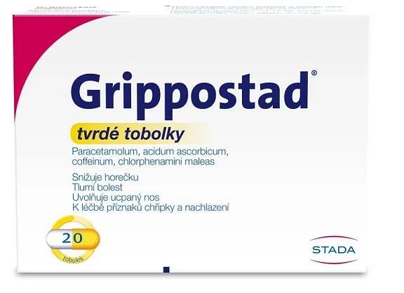 Grippostad 20 tvrdých tobolek