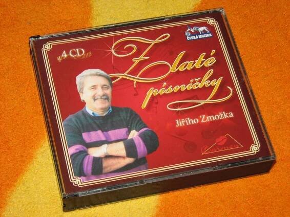 4x CD - JIŘÍ ZMOŽEK - ZLATÉ PÍSNIČKY - CARMEN - RARITA!!