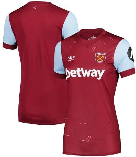 West Ham United Umbro Home Shirt 2023-24 - Womens, , rebel_hi-res