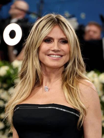 Heidi Klum attending the Met Gala 2025.