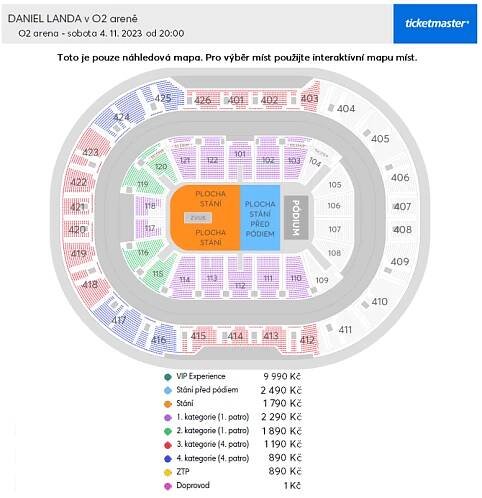 DANIEL LANDA V O2 ARENĚ – O2 arena