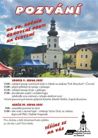Pouť na Červené | Město Kašperské Hory
