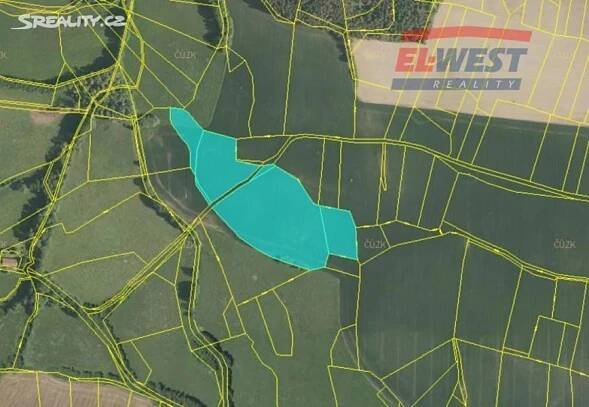 Prodej  pole 25 014 m², Podmokly, okres Klatovy