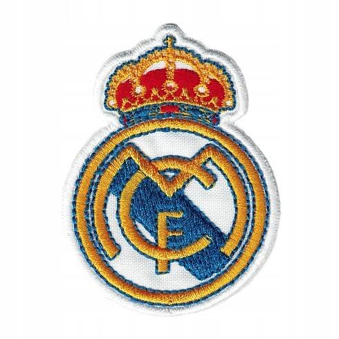 Nažehlovačka REAL MADRID termolepicí výšivka 5,5 x 7,3 cm