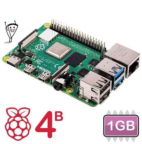 رسپری پای 4 raspberry pi 1GB