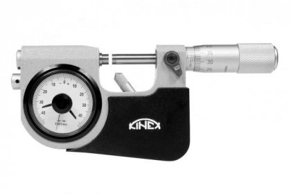 Pasametr (mikropasametr) KINEX 0-25 mm, 0,001mm, DIN 863 • Vtools.cz