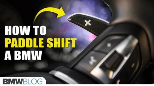 How To Use BMW Shift Paddles