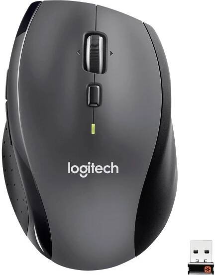 Logitech M705 Marathon laserová myš, přenos bezdrátový, 5 tlačítko, 1000 dpi, černá