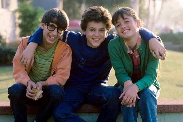 The Wonder Years Paul,Josh Saviano and Kevin, Fred Savage wanted to join the in-crowd with Winnie, Danica McKellar.