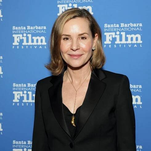 SANTA BARBARA, CALIFORNIA - FEBRUARY 11: Embeth Davidtz attends a Q&A for 