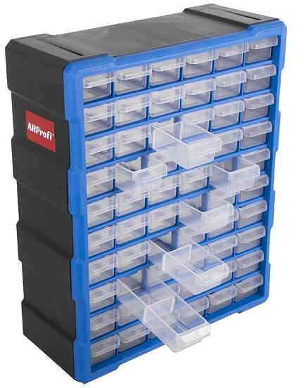 Plastový organizér / box na šroubky, 60 rozdělovníků - MW1505 | ahprofi.cz
