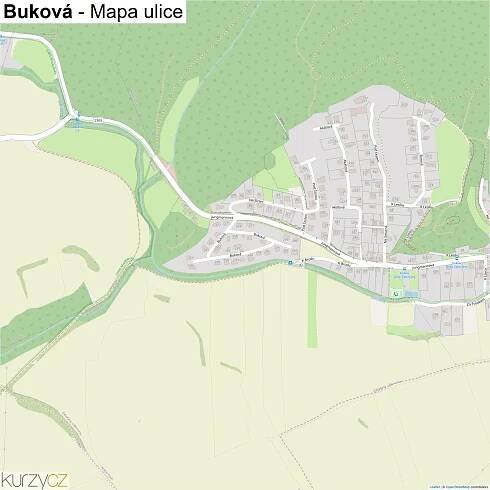 Buková - mapy | Kurzy.cz