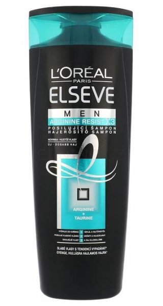 L'Oréal Paris Elseve Men Arginine Resist X3 Šampony pro muže | ELNINO.CZ
