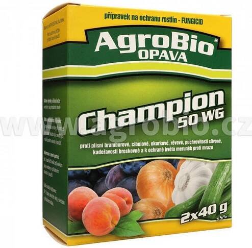 CHAMPION 2x40g 50WP PLISEN RAJČATA, BRAM - 108 Postřiky, přípravky nejen do zahrad | První písecký velkoobchod, spol. s r.o.
