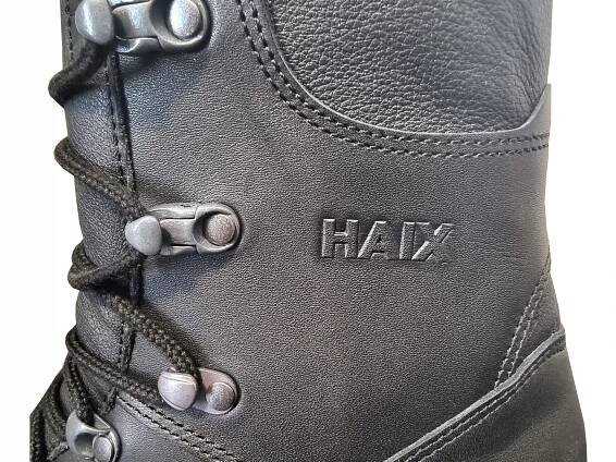 Vojenské vysoké boty HAIX High Walker - Voděodolné Gore-TEX kůže černé barvy Model High Walker