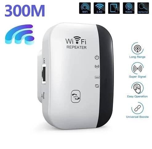 Bezdrátový opakovač WIFI 300 Mb/s 2,4G Wi-Fi Range Extender Router Zesilovač signálu Wi-Fi Adaptér síťové karty 802.11N Zesilovač signálu pro PC – koupit za nízké ceny na marketplace Joom
