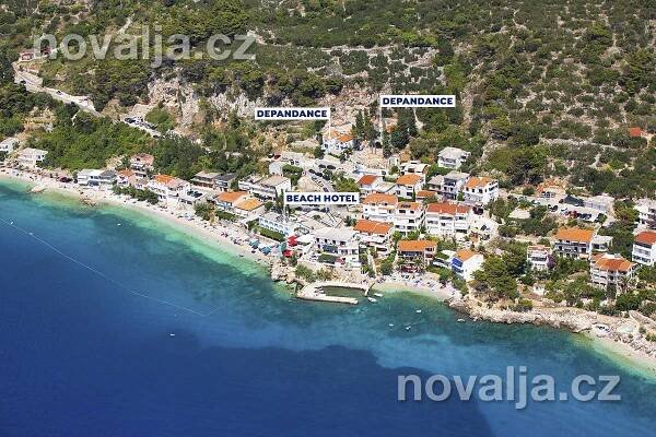 Pláže Drašnice, Chorvatsko | NOVALJA