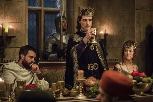 Tom Cullen, Ed Stoppard, Olivia Ross - Soumrak templářů - The Black Wolf and the White Wolf - Z filmu