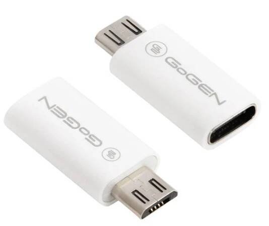 GoGEN MICUSBCMF01 micro USB (M) / USB-C (F), bílý od 85 Kč - Heureka.cz