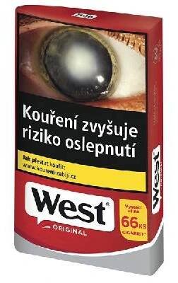 Tabák cigaretový West Red 30g - balení - 8 ks