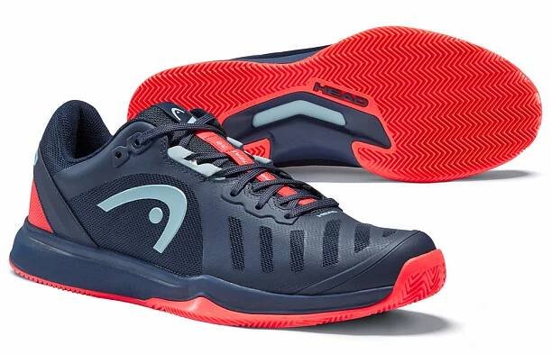 Pánské tenisové boty: Head Sprint Team 3.0 2021 Dress Blue/Neon Red 44 Pánské tenisové boty - 5