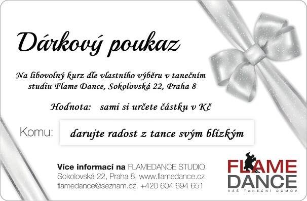 Dárkový poukaz – Flame Dance