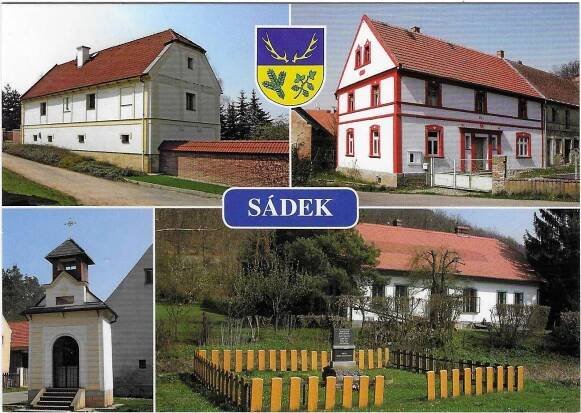 Sádek  (okr. Louny) - Pohlednice místopis