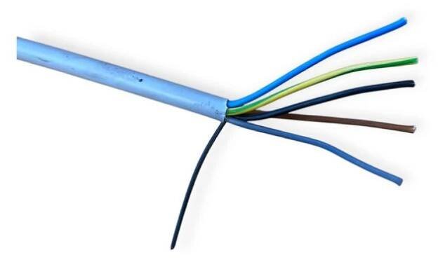 Silový flexibilní kabel YSLY-JB 5x4 – 5žilový ovládací kabel s PVC izolací - Esvit.cz 
