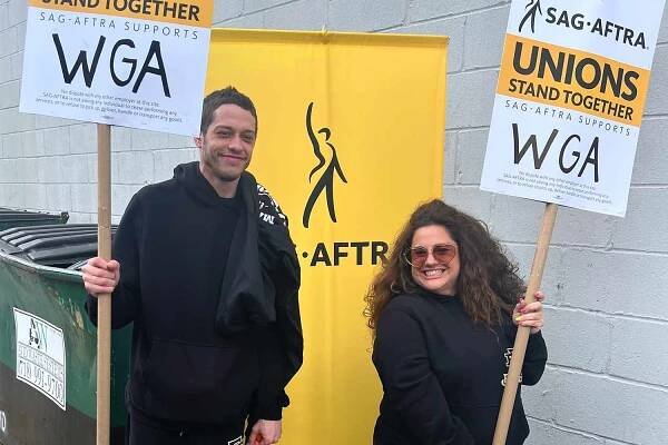 Pete Davidson, Cynthia Nixon and More Stand in Solidarity with the Writers' Strike