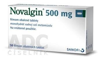 NOVALGIN 500 mg tbl flm 50x500 mg (Lieky na predpis)