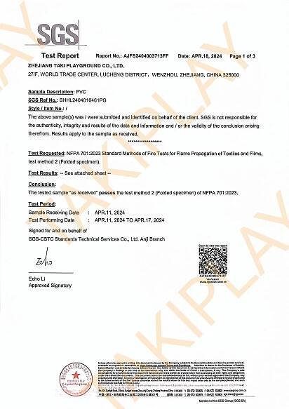 Safety Standard - TAKI PLAYGROUND EQUIPMENT CO.,LTD.