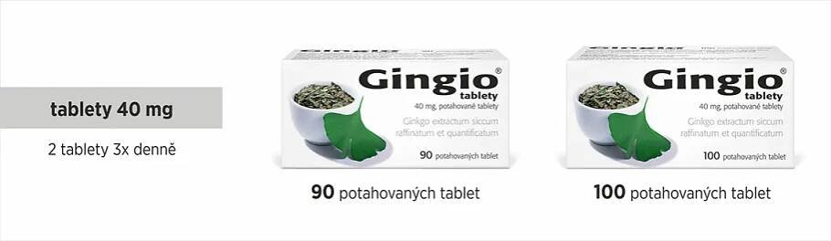 Gingio 40 mg 90 potahovaných tablet | Alphega.cz