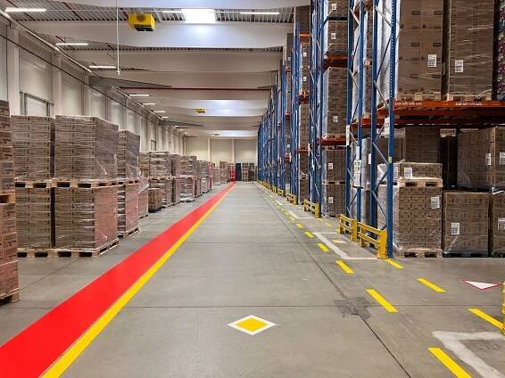 Bezpečnostné značenie pre zákazníka v oblasti logistiky