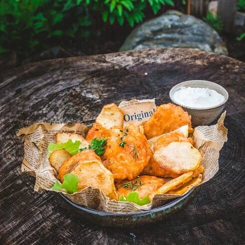 Fish and chips – recept krok 11