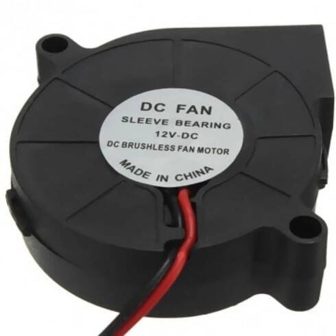 Chladící ventilátor pro 3D tiskárny - 12V, 50 mm