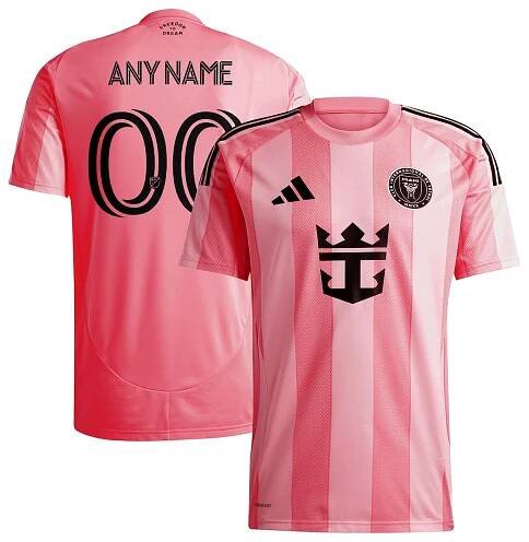  Inter Miami CF adidas 2025 Euforia Replica Custom Jersey - Light Pink