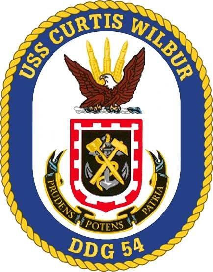 Soubor:USS Curtis Wilbur DDG-54 Crest.png