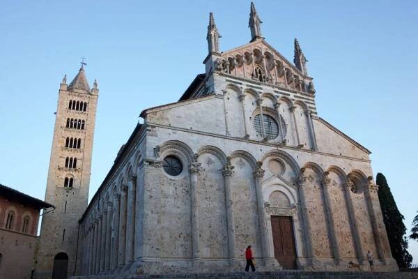 Cathedral Massa Marittima with its 'campanile'