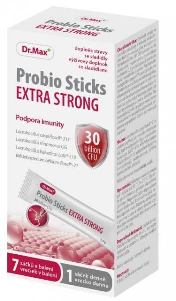 DR.MAX PROBIO STICKS EXTRA STRONG 7 SáčKů | Medicinous ČR