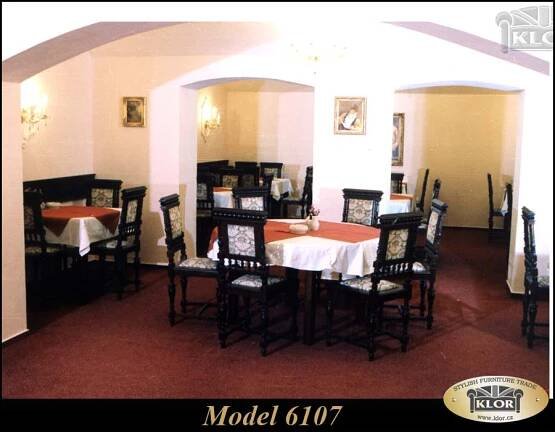 Modely řady 6100 Hotelové Restaurace-Jídelny | Stylový nábytek České Budějovice | klor.cz