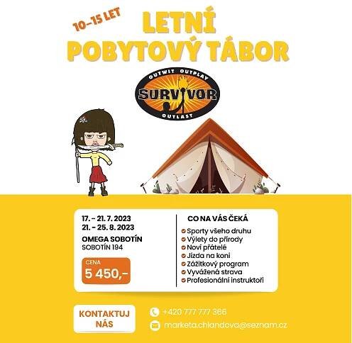 Survivor, pobytový tábor, 10 - 15 let - Katalog dětských táborů
