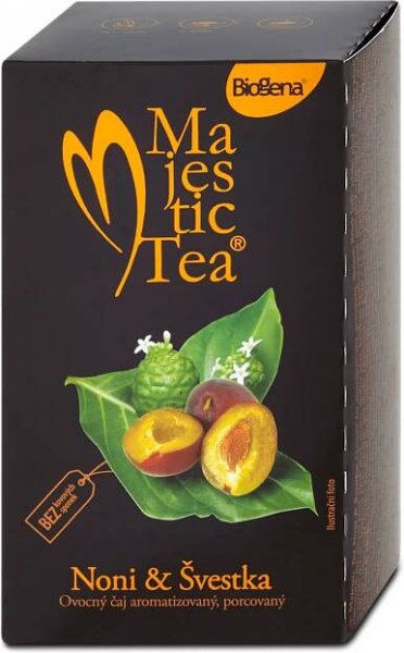Biogena Majestic Tea čaj Noni & švestka, 50 g
